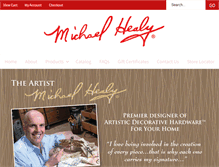 Tablet Screenshot of michaelhealy.com